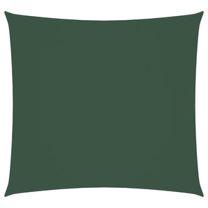 vidaXL Sunshade Sail Oxford Fabric Square 5x5 m Dark Green