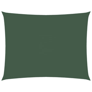 vidaXL Sunshade Sail Oxford Fabric Rectangular 2x3.5 m Dark Green