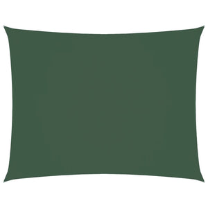 vidaXL Sunshade Sail Oxford Fabric Rectangular 3.5x5 m Dark Green