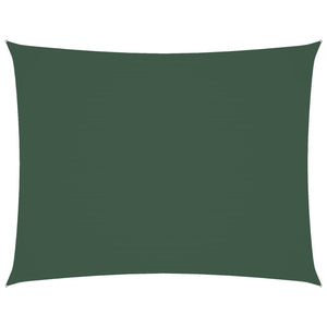 vidaXL Sunshade Sail Oxford Fabric Rectangular 5x7 m Dark Green