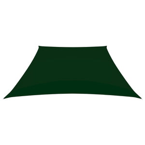 vidaXL Sunshade Sail Oxford Fabric Trapezium 2/4x3 m Dark Green