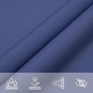 vidaXL Sunshade Sail Oxford Fabric Square 2.5x2.5 m Blue