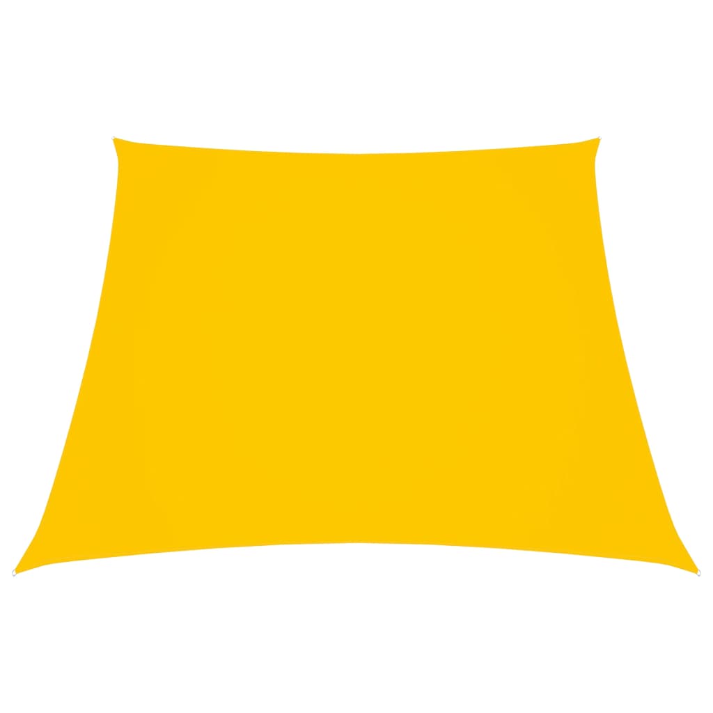 vidaXL Sunshade Sail Oxford Fabric Trapezium 2/4x3 m Yellow