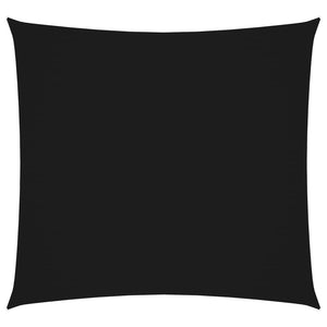 vidaXL Sunshade Sail Oxford Fabric Square 6x6 m Black