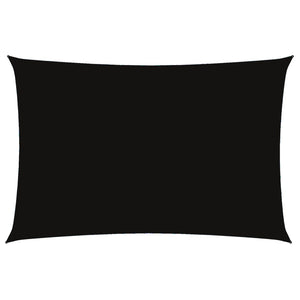 vidaXL Sunshade Sail Oxford Fabric Rectangular 2x4 m Black