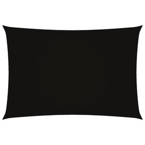 vidaXL Sunshade Sail Oxford Fabric Rectangular 2.5x4.5 m Black