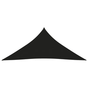 vidaXL Sunshade Sail Oxford Fabric Triangular 4x4x4 m Black