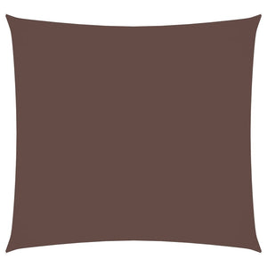 vidaXL Sunshade Sail Oxford Fabric Square 3x3 m Brown