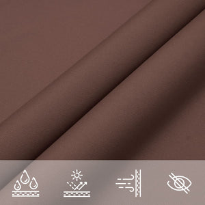 vidaXL Sunshade Sail Oxford Fabric Square 4x4 m Brown