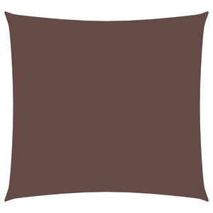 vidaXL Sunshade Sail Oxford Fabric Square 5x5 m Brown