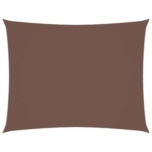 vidaXL Sunshade Sail Oxford Fabric Rectangular 3.5x5 m Brown