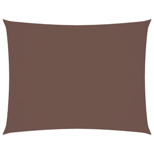 vidaXL Sunshade Sail Oxford Fabric Rectangular 6x7 m Brown