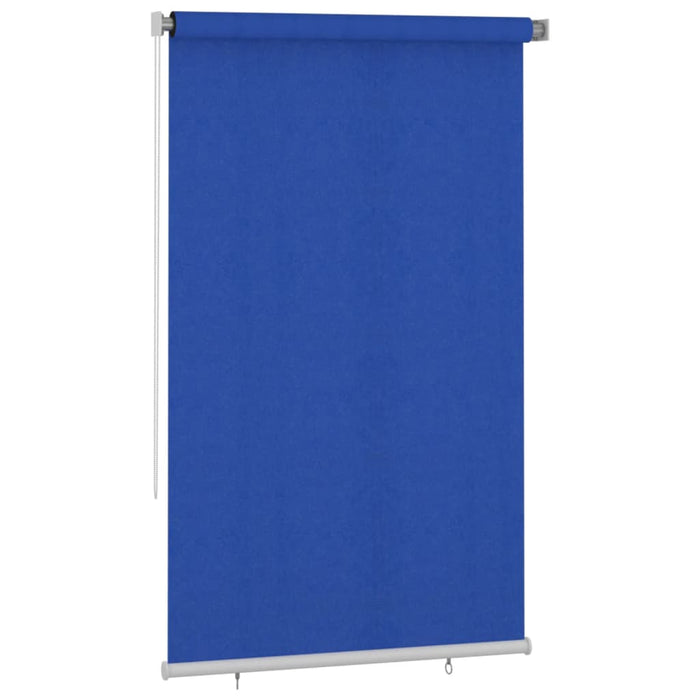 vidaXL Outdoor Roller Blind 140x230 cm Blue HDPE