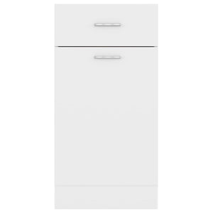 vidaXL Drawer Bottom Cabinet White 40x46x81.5 cm Engineered Wood