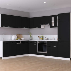 vidaXL Hanging Cabinet Black 60x31x40 cm Engineered Wood