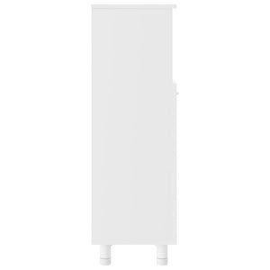 vidaXL Bathroom Cabinet White 30x30x95 cm Engineered Wood