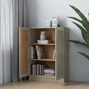 vidaXL Book Cabinet Sonoma Oak 82.5x30.5x115 cm Engineered Wood