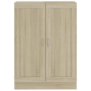 vidaXL Book Cabinet Sonoma Oak 82.5x30.5x115 cm Engineered Wood