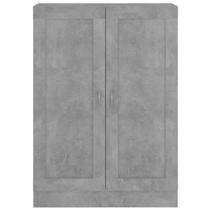 vidaXL Book Cabinet Concrete Grey 82.5x30.5x115 cm Engineered Wood