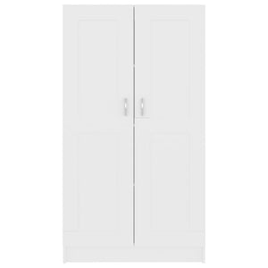 vidaXL Book Cabinet White 82.5x30.5x150 cm Engineered Wood