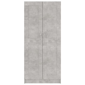 vidaXL Book Cabinet Concrete Grey 82.5x30.5x185.5 cm Engineered Wood