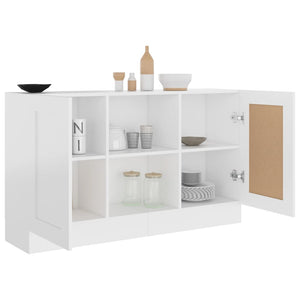 vidaXL Sideboard White 120x30.5x70 cm Engineered Wood