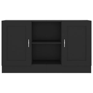 vidaXL Sideboard Black 120x30.5x70 cm Engineered Wood