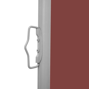 vidaXL Patio Retractable Side Awning 140x1200 cm Brown