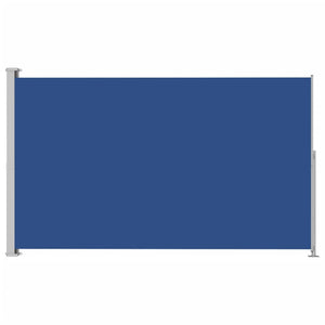 vidaXL Patio Retractable Side Awning 220x300 cm Blue