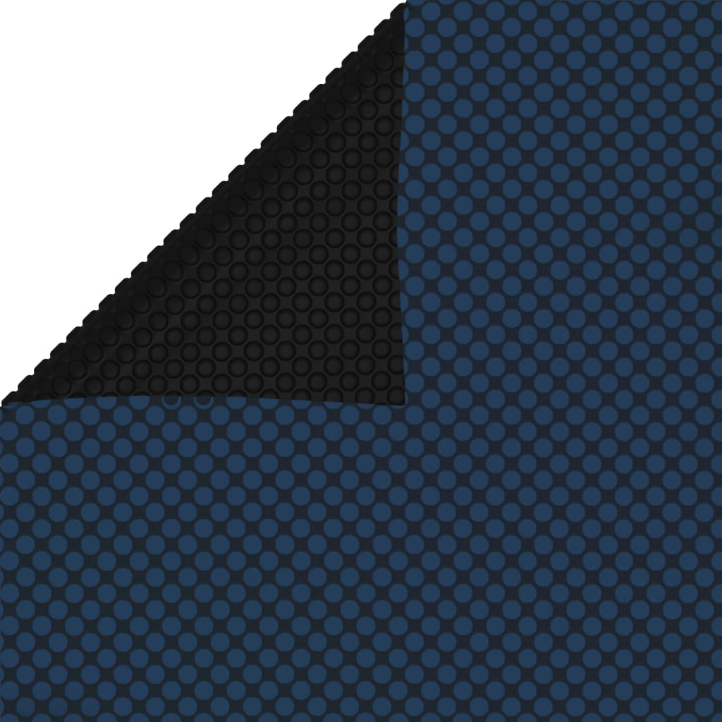 vidaXL Floating PE Solar Pool Film 800x500 cm Black and Blue
