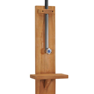 vidaXL Garden Shower 75x75x210 cm Solid Teak Wood