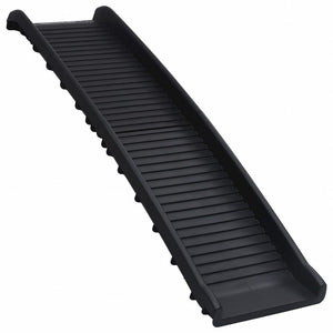 vidaXL Folding Dog Ramp Black 155.5x40x15.5 cm