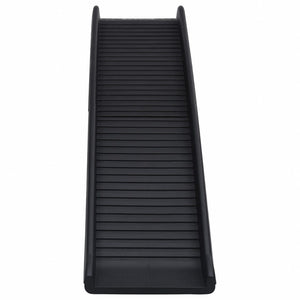 vidaXL Folding Dog Ramp Black 155.5x40x15.5 cm