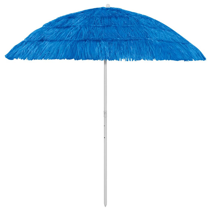 vidaXL Hawaii Beach Umbrella Blue 240 cm