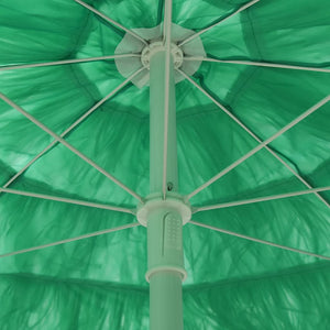 vidaXL Hawaii Beach Umbrella Green 300 cm