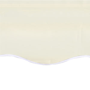 vidaXL Replacement Fabric for Awning Cream 6x3.5 m
