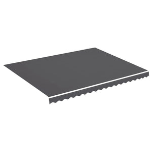 vidaXL Replacement Fabric for Awning Anthracite 4.5x3.5 m