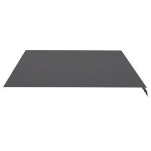 vidaXL Replacement Fabric for Awning Anthracite 4.5x3.5 m