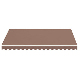 vidaXL Replacement Fabric for Awning Brown 3x2.5 m