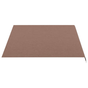 vidaXL Replacement Fabric for Awning Brown 4x3 m