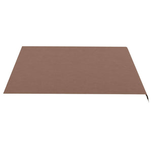 vidaXL Replacement Fabric for Awning Brown 4x3.5 m