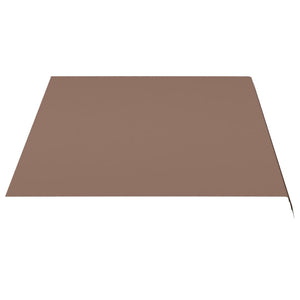 vidaXL Replacement Fabric for Awning Brown 4.5x3 m