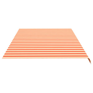 vidaXL Replacement Fabric for Awning Yellow and Orange 6x3.5 m