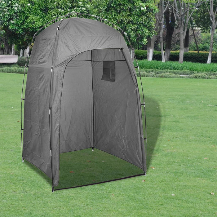 vidaXL Shower WC Changing Tent Grey