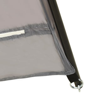 vidaXL Pool Tent Fabric 500x433x250 cm Grey