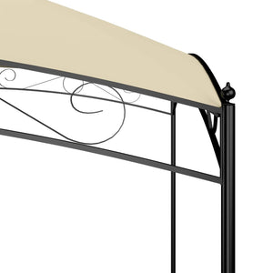 vidaXL Gazebo 3x4x2.65 m Cream 180 g/m²