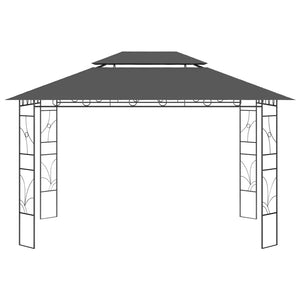 vidaXL Gazebo 4x3x2.7 m Anthracite 160 g/m²