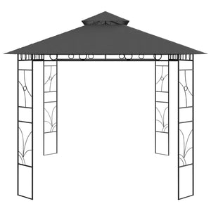 vidaXL Gazebo 4x3x2.7 m Anthracite 160 g/m²