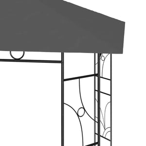 vidaXL Gazebo 4x3x2.7 m Anthracite 160 g/m²