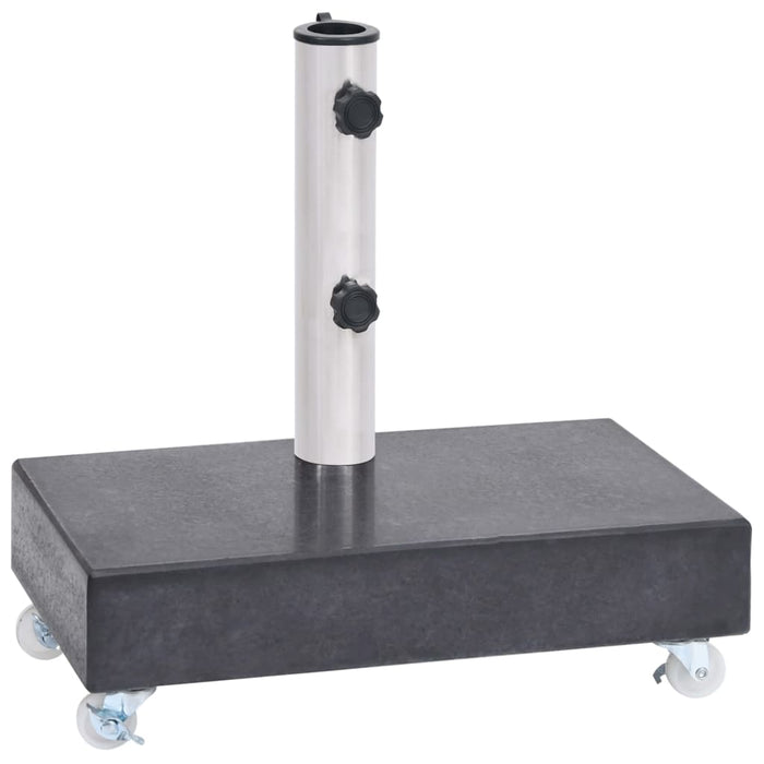 vidaXL Umbrella Base Black 45x25x8 cm Granite